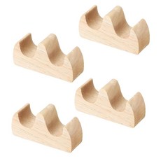 PATIKIL 파티킬 서예 붓걸이 4개입 원목 2구 붓받침