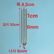 스냅 커넥터 플라이어 손잡이 스테인리스 고강도 소금물용, 3개 이빨 30cm