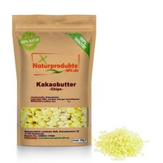 식품 등급 코코아 버터칩 100g Kakaobutter Chips 100 g Lebensmittelqualität Kakao Butter Stücken Nibs, 100g (1개 팩)