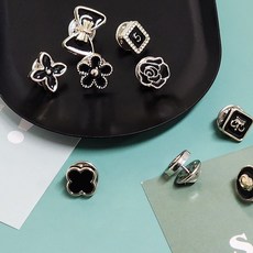 패션브롯치 모자 가방 장식뱃지 옷핀브로치 10p, 단일옵션