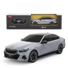 BMW XM 무선 RC 벤츠 페라리 포르쉐 부가티 원격 조종 장난감 자동차 선물, RC카, 4. BMW i5 그레이 1/24