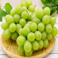 [씨없는청포도] 프리미엄 껍질째먹는 고당도 애플청포도, 1박스, 1kg