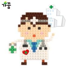 어린이블럭 유니블럭 6500 직업 (11.의사)