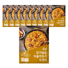 흑닭 닭가슴살 차돌깍두기 볶음밥, 10개, 300g