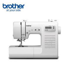 【Brother 兄弟牌】智慧電腦型懷特天使縫紉機 FS-60X(LCD螢幕/內建60種花樣/自動穿線), 白色, FS60X