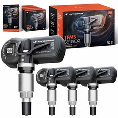 A-Premium 사전 프로그래밍된 TPMS 센서 타이어 압력 모니터링 센서 4개 - 포드 링컨 모델과 호환 - 브롱코 엣지 F-150 머스탱 레인저 마크 LT M, A-Premium 사전 프로그래밍된 TPMS 센서 타이