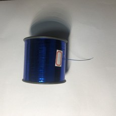 桃園出貨-金銀綫金絲綫扁金絲綫空心亮絲彩綫金綫銀手工編織編織diy手工, 寶藍0.7毫米1捲, 1個