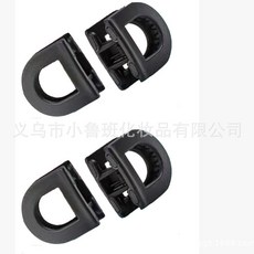 創意磁吸髮夾 個性實用新, 1個, 智能磁性發夾-黑色兩個裝