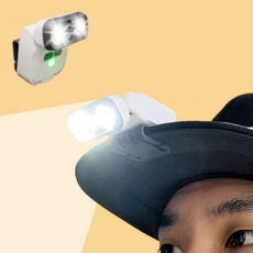 지와이2 LED 캡라이트 헤드랜턴 ET 낚시랜, 60개, 블랙,화이트