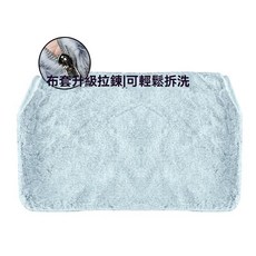 熱賣貓吊床換洗布套貓咪吊床窗戶懸掛式床邊貓窩陽臺玻璃專用貓架通用振風優選, 1個, 灰色-透氣款【布套】,45*30cm【輕鬆拆洗】