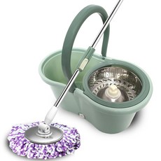 MK 아툼 회전걸레 밀대 극세사 통돌이 물걸레청소기 파워 M-01 M-02, 극세사걸레1장추가