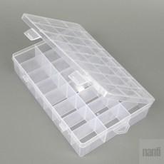 난티 칸막이소품수납함 육아용품, 소-아이보리, 1개