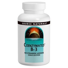 SOURCE NATURALS Coenzymated輔酶維他命B-3補充錠, 30顆, 1罐