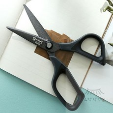 소망상점 커브 블랙 가위 소형 문구용가위, 1개