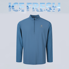 블랙야크 남성 아이스프레쉬 집업 긴팔티 흡습속건 냉감 여름 빅사이즈 티 1BYZTMU001