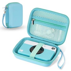 KODAK PRINTOMATIC /MINI 2 HD /SMILE 보호 휴대용 인스턴트 프린트 커버 디지털 케이스 카메라용 하드, 초록색.