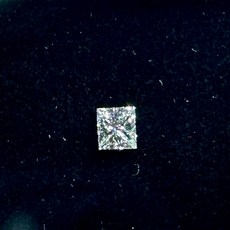 天然真鑽 0.27克拉 公主方車工鑽石, 1個