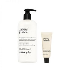 [필로소피] 래디언트 그레이스 퍼밍 바디 에멀전 480ml (+핸드크림 정품 증정)