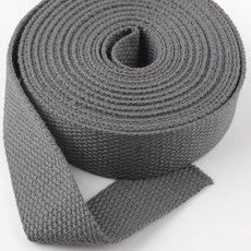 Joeunmall 폴리혼방 가방끈 스트랩 웨빙끈 25mm 웨이빙끈(5마), 25mm-그레이, 1개