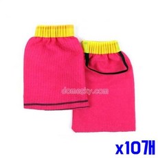 간편 양면자루 타올 리필 2P x10개 이태리타올 때수건kyo18KGK