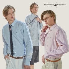 25FW] 비버리힐즈폴로클럽 남녀공용 스트라이프 셔츠 3종