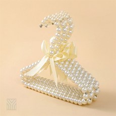 유미물산 진주 옷걸이 강아지용 1p 고양이옷걸이, 아이보리