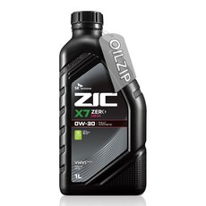 지크 X7 제로 LS 0W30 1리터 디젤 PAO 100% 합성엔진오일 ACEA C2, 1개, 1L