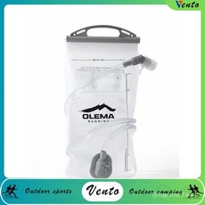VENTO 戶外運動便攜跑步登山飲水袋，大容量折疊水囊，1.5L/2L可選，越野騎行馬拉松適用，輕量便攜，安全無毒材質, 藍色TPU,奧萊瑪1.5L, 1個