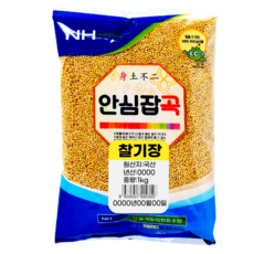 [유가농협] 찰기장 1kg/ 국산/ 2025년산 햅곡, 1kg, 1개