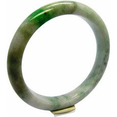 小樂珠寶 翡翠手鐲 淡果綠 抹辣綠 天然A貨玉鐲 (手圍18.3 內徑57.5mm V789)