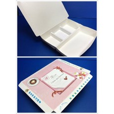 昀誠紙品【上下4格】402 紙餐盒 便當盒 500個/箱, 1個