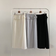 다미타니 국내제작 밴딩 바스락 롱 스커트 치마 OCZ0326