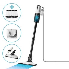 비브르 유선 청소기 600W 길이조절 연장봉 초강력 경량 다용도, V16, 화이트