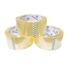 씨아이커머스 투명 박스테이프 중포장 opp 48mm 50m, 강력한 포장용, 3개