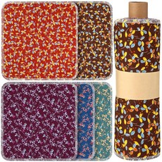 VitalCozy 재사용 가능한 페이퍼 타월 25개 재사용 가능한 면 타월 화장실 흡수성 세탁 가능한 종이 롤 포함 주방용 행주 포함(대나무), 대나무