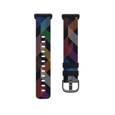 Fitbit Charge 6 & Charge 5 용 우븐 벨트 (L 프리즘 프라이드)