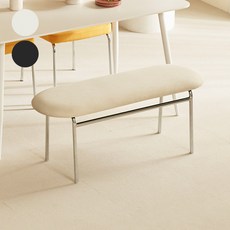 [파로마] 모리스B 인테리어 식탁 벤치 1100 2colors (착불), B화이트, 1개