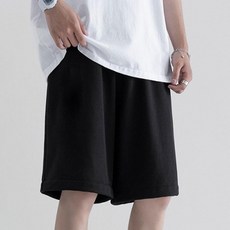 빅사이즈 남성의류 밴딩 7부 커플룩 면 홈웨어