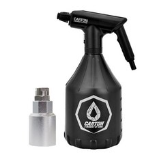 CARTON 카톤 자동차 세차 전동분무기 다용도 원예 자동 압축분무기 3.5L + 부채꼴노즐, 1개, 50도노즐(실버)