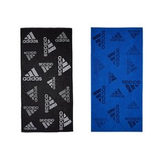 ADIDAS 運動毛巾, 黑, 1個