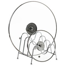 골든리빙 3단 도마거치대 도마꽂이 정리대 냄비 뚜껑 받침 걸이 스탠드, 실버, 1개