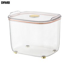 DFMEI 透明家用PET米桶 密封防潮米桶20L全視感桶廚房雜糧桶透明收納桶, 1個, 參考詳情