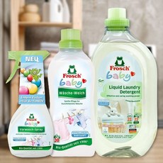 독일 프로쉬 베이비 세탁세제1500ml+베이비 섬유유연제750ml+베이비 얼룩제거제300ml 유아 의류, 독일 프로쉬 베이비 세탁세제1500ml+베이비 섬유유연