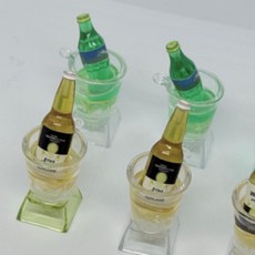 좋은 키캡 딸깍이 키보드 LED 키링 클릭커 ASM 캡 헤드 맥주 사이다 음료수