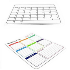롤링 월간스케줄 보드 화이트 자석 1주형 월중