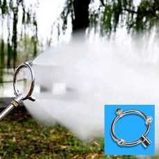 고압 동력 분사기 노즐 농약 분무기 노즐 미세 안개 분사, 실버3구, 1개