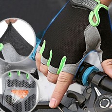 오토바이 라이딩 장갑 바이크 여름 메쉬 통풍 반장갑 레이싱 라이더 글러브 손보호, 바이크 반장갑 일반 블랙_XL