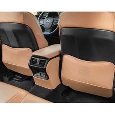 렉서스 뒷자석 보호패드 NX 지원 호환 RX 킥커버 매트, 1개, NX 안티킥 패드 3종 (블랙)