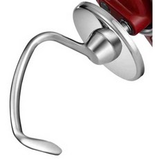 5쿼터 반죽기 전용 호환 부품 스틸 휘퍼 도우, 기본 색상, 6QT 반죽 후크