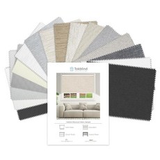 Tokblind 롤러 쉐이드 암막 원단 샘플 방 다크닝 열 및 조명 제어